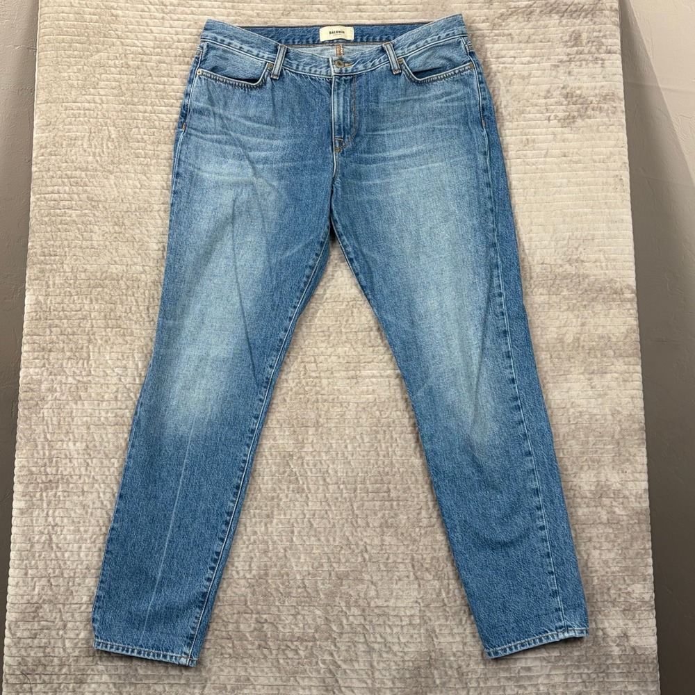 BALDWIN Kennedy Low Rise Boyfriend Jeans Medium‎ Wash Women Size 30